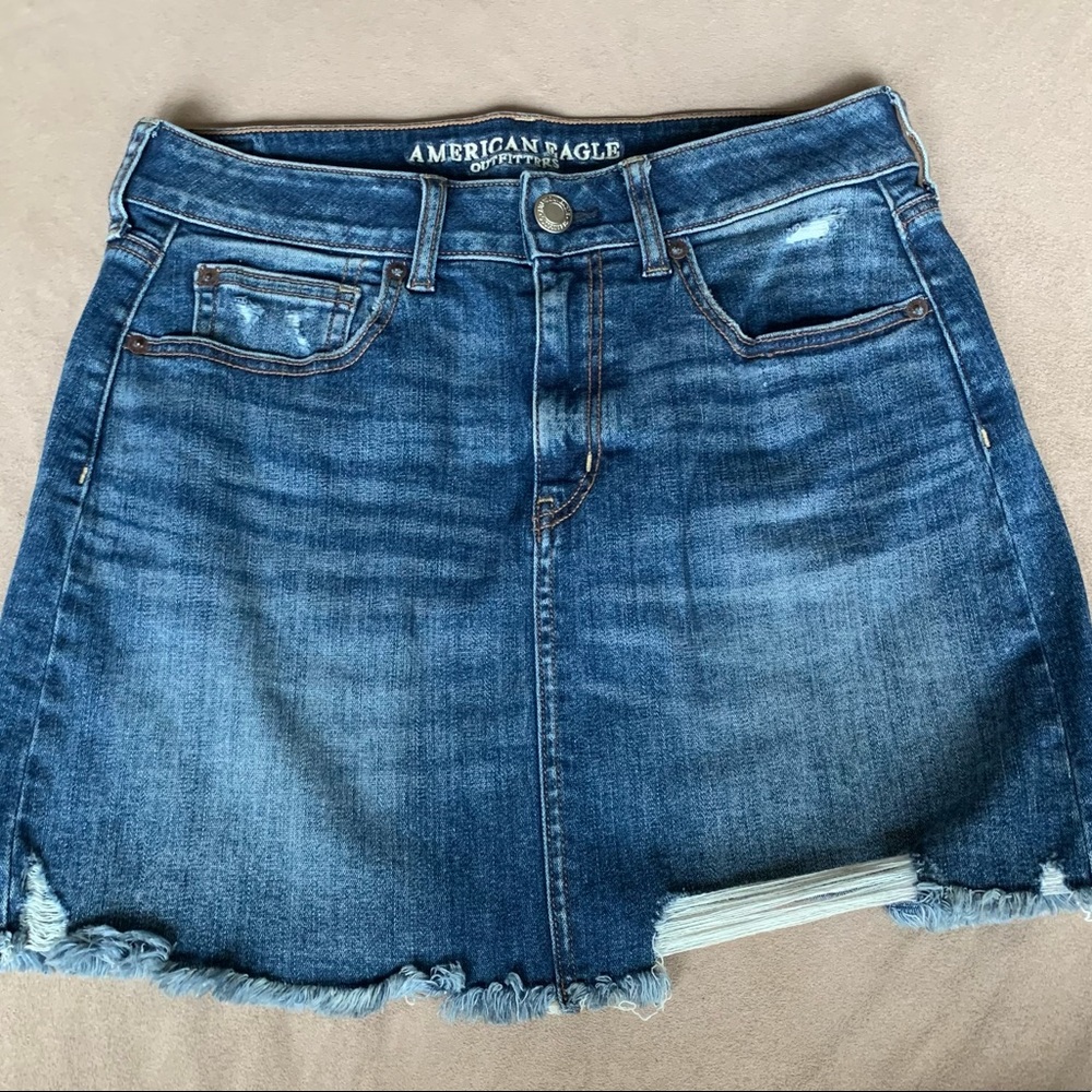 American Eagle super stretch jean skirt